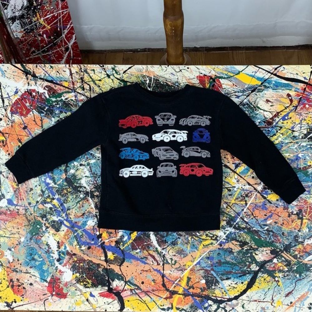 GARANIMALS black “cars” sweatshirt.